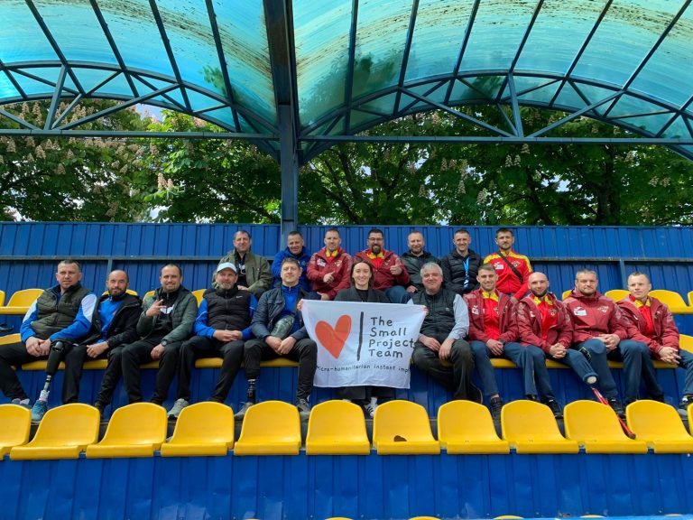 The Small Projects Team présent à Kyiv pour la coupe de printemps de football pour amputés