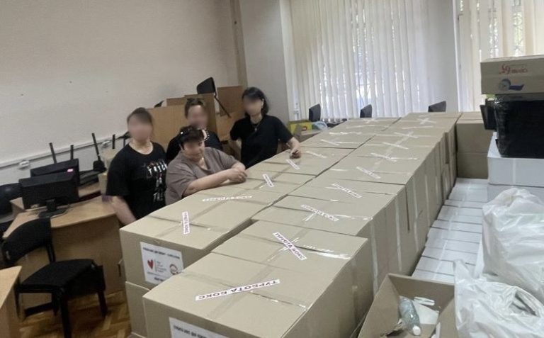 200 boites d’aide humanitaire distribuées à Kherson