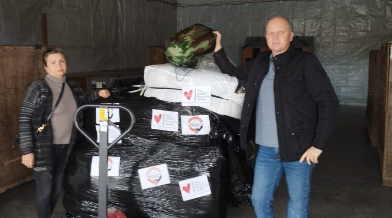 The first sleeping bags from our Winter Hugs programme have arrived in Kherson