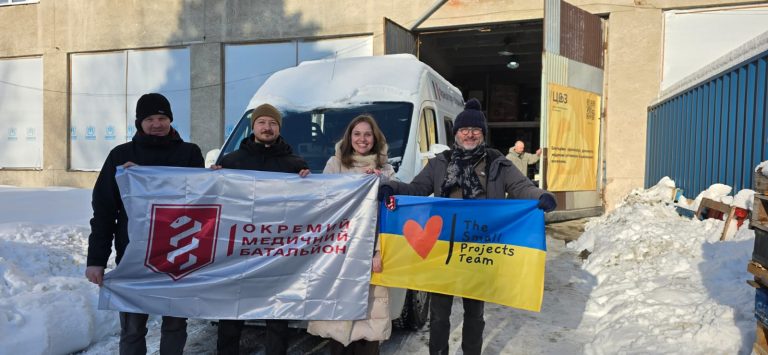 An ambulance for the 1st Ukrainian Separate Medical Battalion
